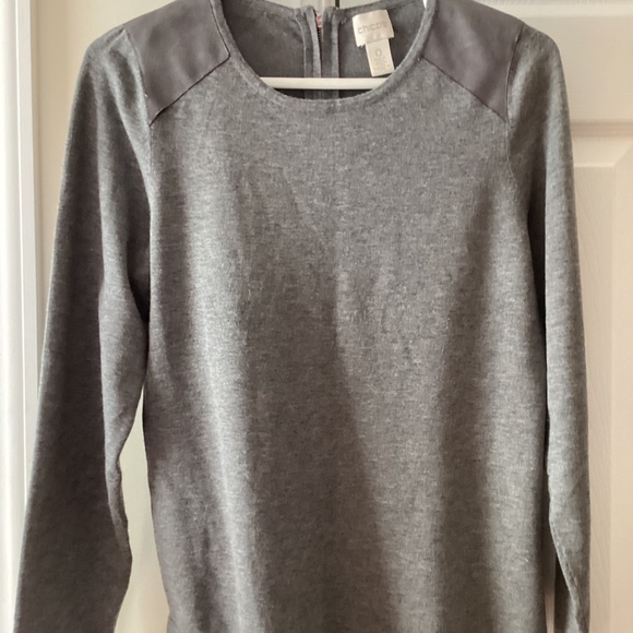 Chico’s Grey Pullover Sweater, Size O ( Small 4/6) - Picture 1 of 7